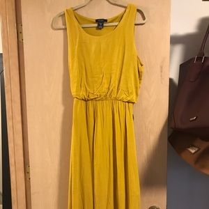 Marigold tank dress